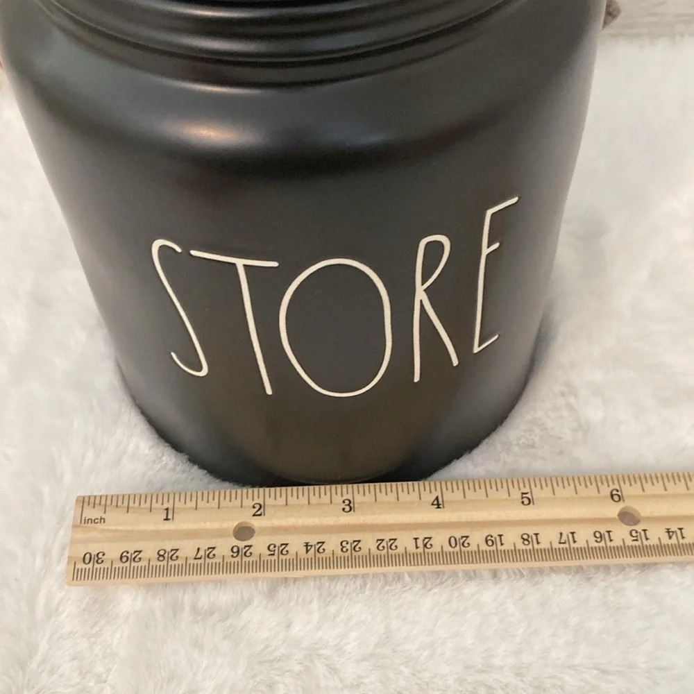 Rae Dunn Store Canister in Black